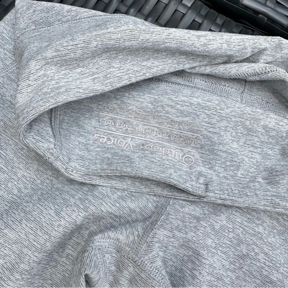 Outdoor Voices gray leggings small cropped yoga pants athleisure activewear - Picture 3 of 3